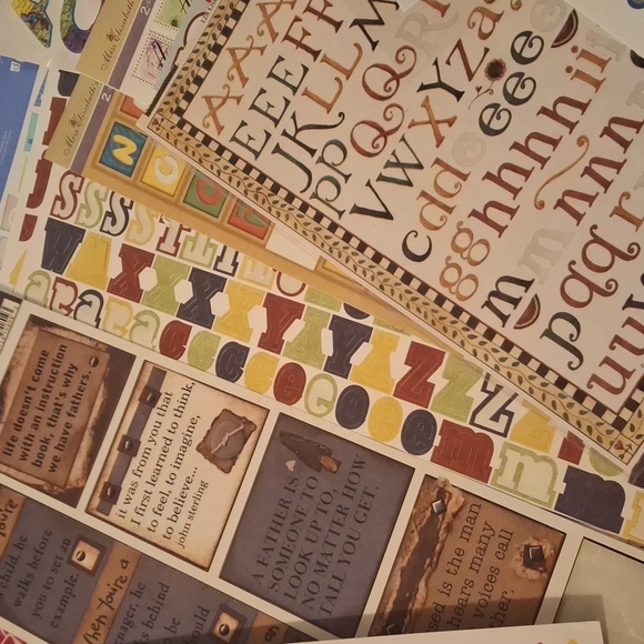 Other - Huge Sticker Lot Alphabet Acid Free Planner Father Map Vintage Holidays Crafting